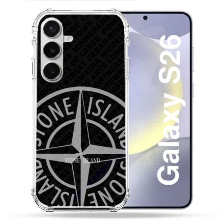 Coque Renforcée Pour Samsung Galaxy S26 Stone Island Gris