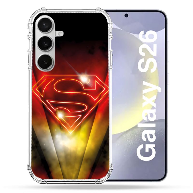 Coque Renforcée Pour Samsung Galaxy S26 Superman Logo