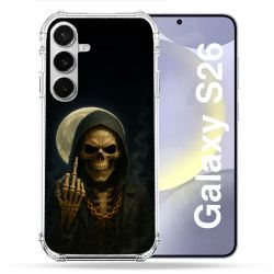 Coque Renforcée Pour Samsung Galaxy S26 Tete de Mort Doigt 2026
