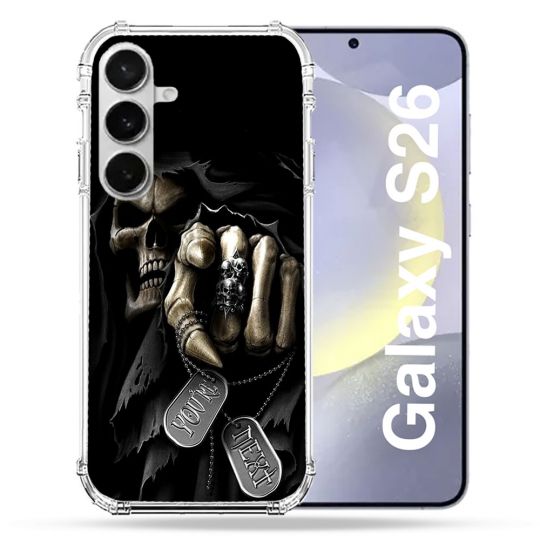 Coque Renforcée Pour Samsung Galaxy S26 Tete de Mort Your Next