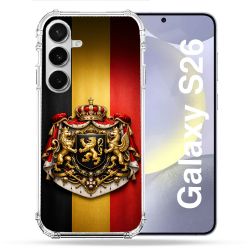 Coque Renforcée Pour Samsung Galaxy S26 Voyage Drapeau Belgique