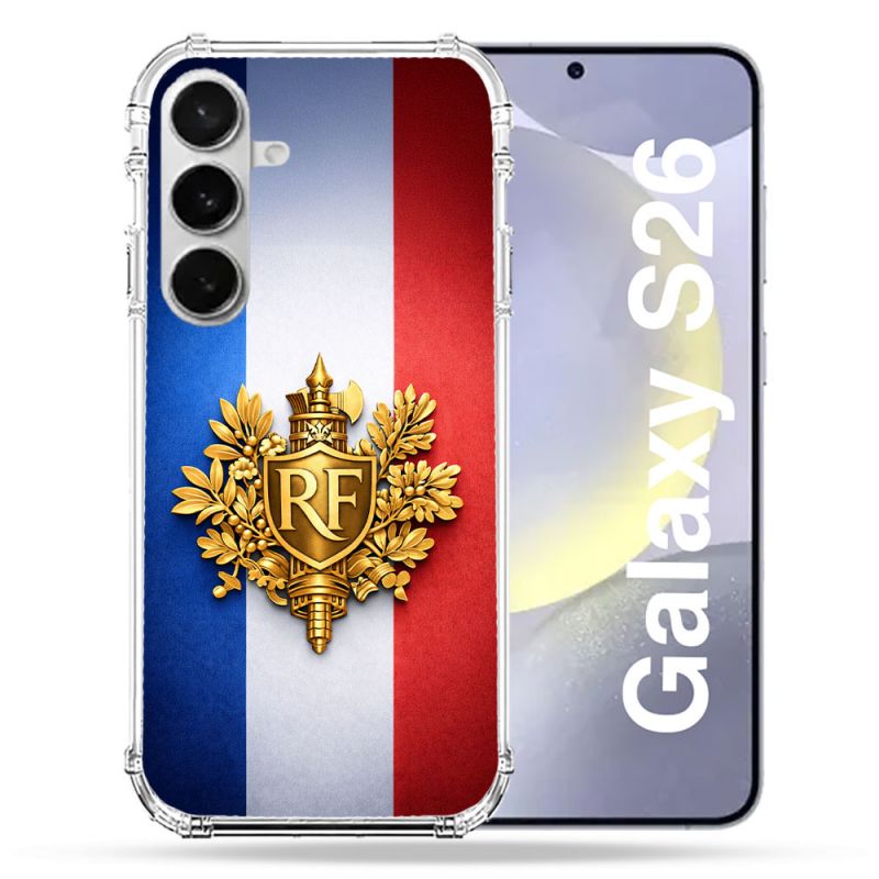 Coque Renforcée Pour Samsung Galaxy S26 Voyage Drapeau France