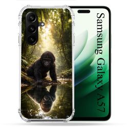 Coque Renforcée Pour Samsung Galaxy A57 5G Animal Gorille Reflet