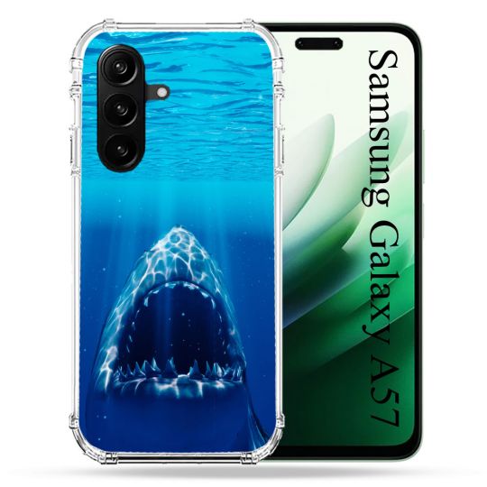 Coque Renforcée Pour Samsung Galaxy A57 5G Animal Requin Dent