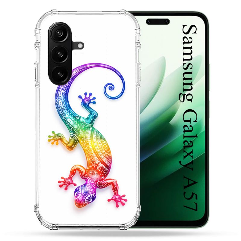 Coque Renforcée Pour Samsung Galaxy A57 5G Animal Salamandre Color 2026