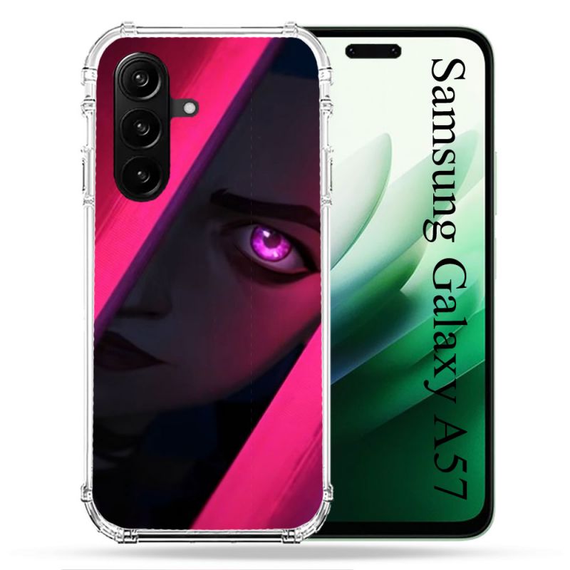 Coque Renforcée Pour Samsung Galaxy A57 5G Arcane Jinx Rose