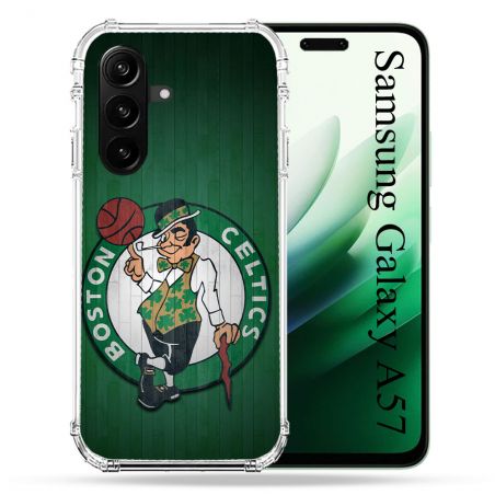 Coque Renforcée Pour Samsung Galaxy A57 5G Basket Boston Celtics