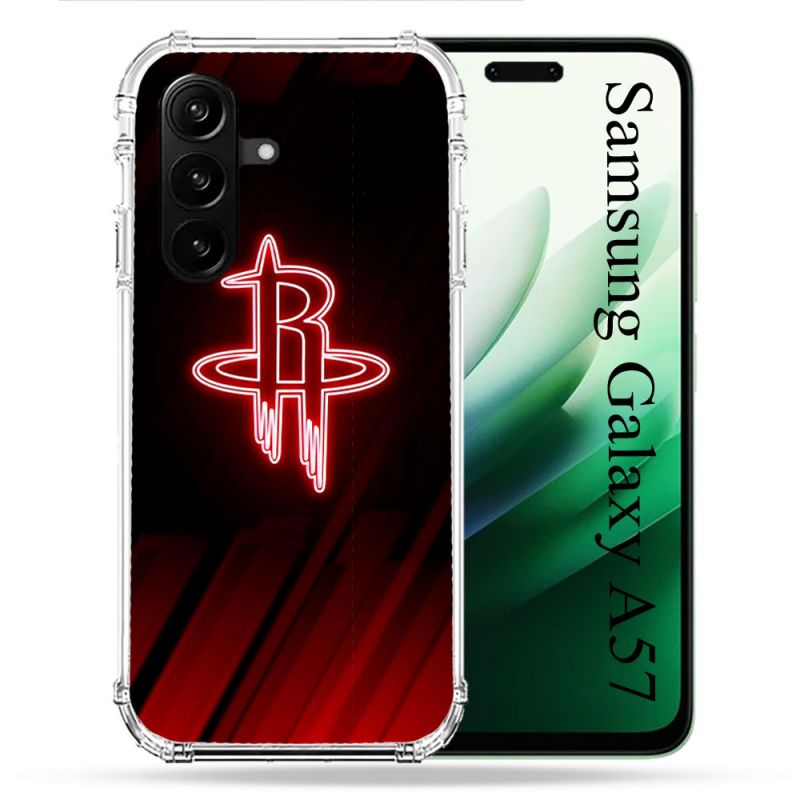Coque Renforcée Pour Samsung Galaxy A57 5G Basket Houston Rockets