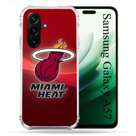 Coque Renforcée Pour Samsung Galaxy A57 5G Basket Miami Heat