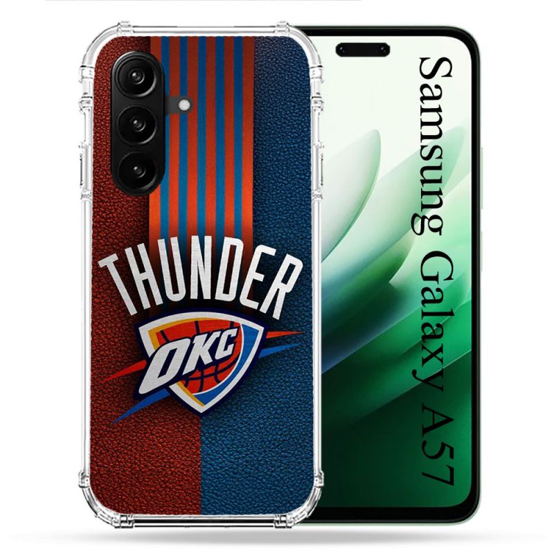 Coque Renforcée Pour Samsung Galaxy A57 5G Basket Oklahoma City Thunder