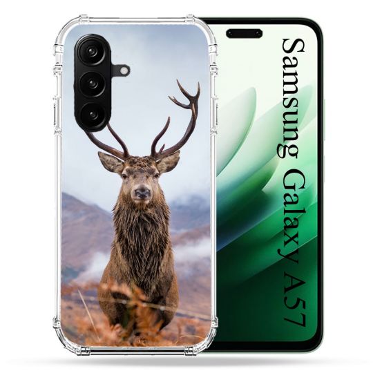 Coque Renforcée Pour Samsung Galaxy A57 5G Chasse Chevreuil Montagne