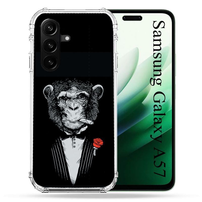 Coque Renforcée Pour Samsung Galaxy A57 5G Decale Singe Mafia
