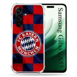Coque Renforcée Pour Samsung Galaxy A57 5G Foot Bayern Munich Carreaux