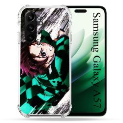 Coque Renforcée Pour Samsung Galaxy A57 5G Manga Demon Slayer Tanjiro