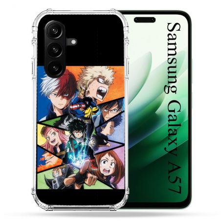 Coque Renforcée Pour Samsung Galaxy A57 5G Manga My Hero Academia Noir