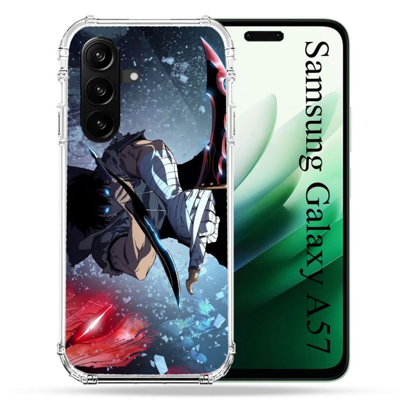 Coque Renforcée Pour Samsung Galaxy A57 5G Manga Solo Leveling Sung Epee