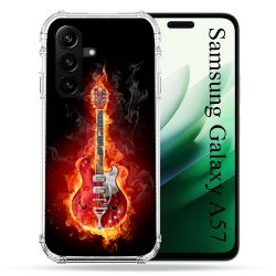 Coque Renforcée Pour Samsung Galaxy A57 5G Musique Guitare Electrique