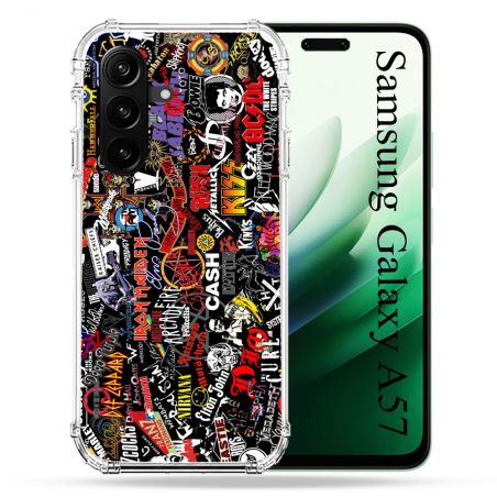 Coque Renforcée Pour Samsung Galaxy A57 5G Musique Rock Groupe
