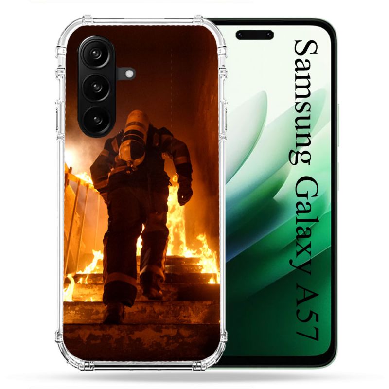 Coque Renforcée Pour Samsung Galaxy A57 5G Pompier Escalier