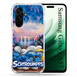 Coque Renforcée Pour Samsung Galaxy A57 5G Schtroumpfs Forêt