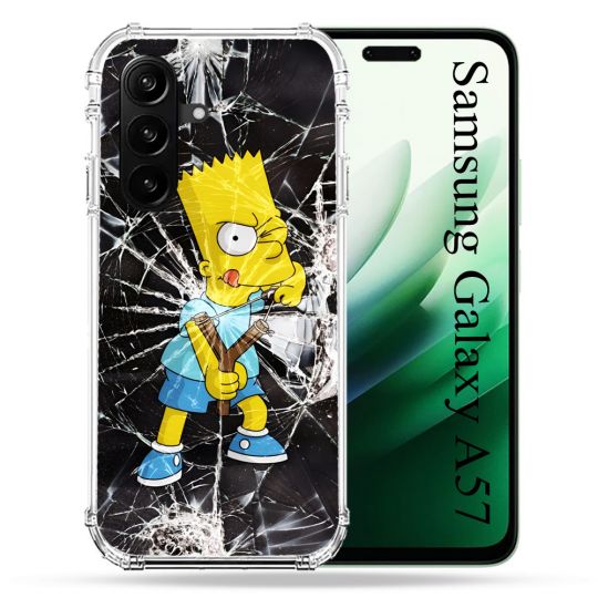 Coque Renforcée Pour Samsung Galaxy A57 5G Simpson Bart