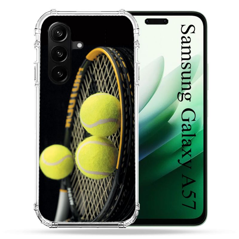 Coque Renforcée Pour Samsung Galaxy A57 5G Sport Tennis Balls