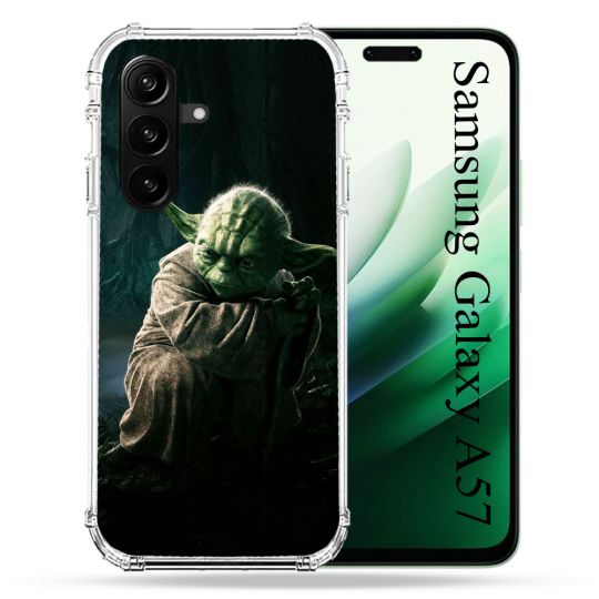 Coque Renforcée Pour Samsung Galaxy A57 5G Star Wars - Yoda sombre