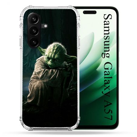 Coque Renforcée Pour Samsung Galaxy A57 5G Star Wars - Yoda sombre