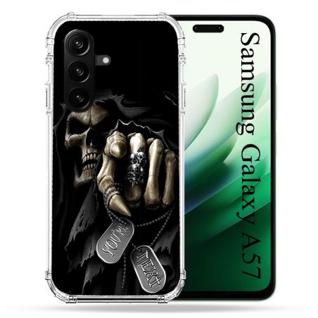 Coque Renforcée Pour Samsung Galaxy A57 5G Tete de Mort Your Next