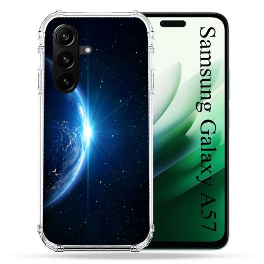 Coque Renforcée Pour Samsung Galaxy A57 5G Univers Planete Terre