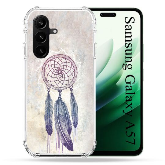 Coque Renforcée Pour Samsung Galaxy A57 5G Zen Attrape Reve Blanc