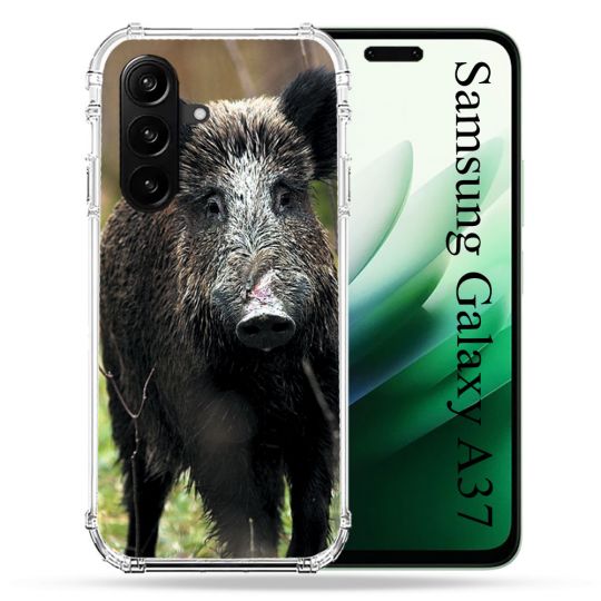 Coque Renforcée Pour Samsung Galaxy A37 5G Chasse Sanglier bois