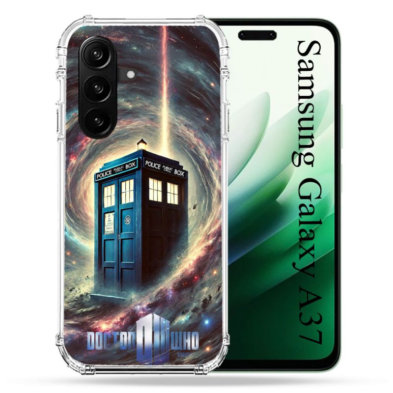 Coque Renforcée Pour Samsung Galaxy A37 5G Dr Who Tardis Univers