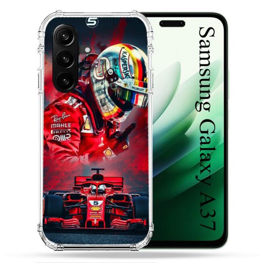 Coque Renforcée Pour Samsung Galaxy A37 5G Formule 1 F1 Ferrari