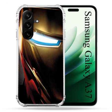Coque Renforcée Pour Samsung Galaxy A37 5G Iron Man Casque
