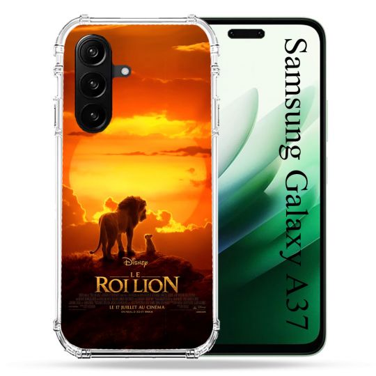 Coque Renforcée Pour Samsung Galaxy A37 5G Le Roi Lion Affiche