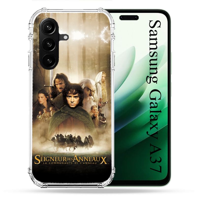 Coque Renforcée Pour Samsung Galaxy A37 5G Le seigneur Des Anneaux Affiche