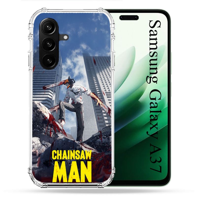 Coque Renforcée Pour Samsung Galaxy A37 5G Manga Chainsaw Man Denji