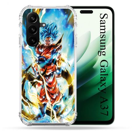Coque Renforcée Pour Samsung Galaxy A37 5G Manga Dragon Ball Sangoku Blanc