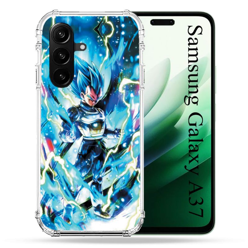 Coque Renforcée Pour Samsung Galaxy A37 5G Manga Dragon Ball Vegeta Bleu