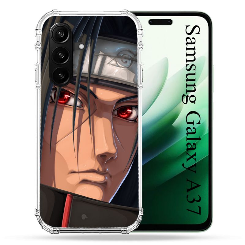 Coque Renforcée Pour Samsung Galaxy A37 5G Manga Naruto Itachi Visage