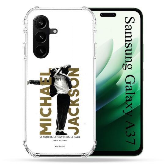 Coque Renforcée Pour Samsung Galaxy A37 5G Michael Jackson Blanc