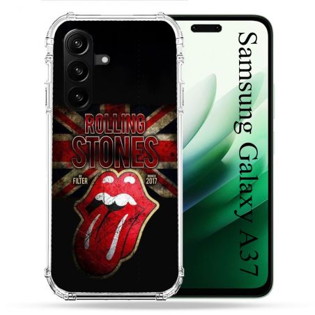 Coque Renforcée Pour Samsung Galaxy A37 5G Musique Rolling Stones