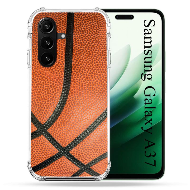 Coque Renforcée Pour Samsung Galaxy A37 5G Sport Ballon Basket