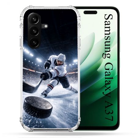 Coque Renforcée Pour Samsung Galaxy A37 5G Sport Hockey sur Glace