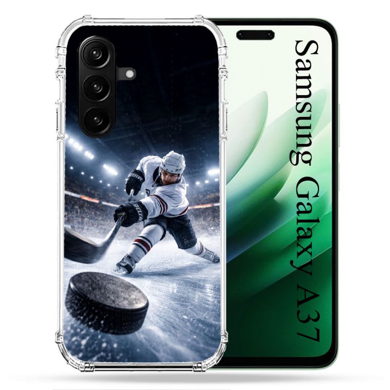 Coque Renforcée Pour Samsung Galaxy A37 5G Sport Hockey sur Glace
