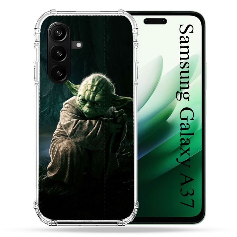 Coque Renforcée Pour Samsung Galaxy A37 5G Star Wars - Yoda sombre