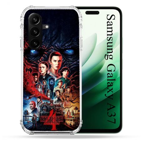 Coque Renforcée Pour Samsung Galaxy A37 5G Stranger Things Affiche 4