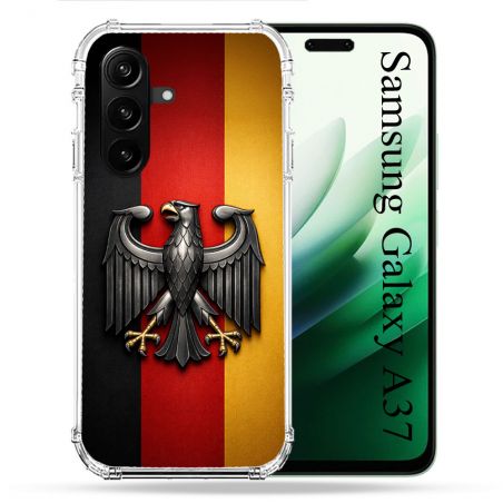 Coque Renforcée Pour Samsung Galaxy A37 5G Voyage Drapeau Allemagne