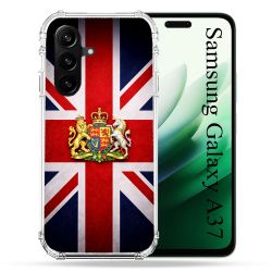 Coque Renforcée Pour Samsung Galaxy A37 5G Voyage Drapeau Grande Bretagne UK